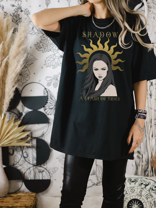 Shadow - A Clash Of Tides - Unisex Garment-Dyed T-shirt