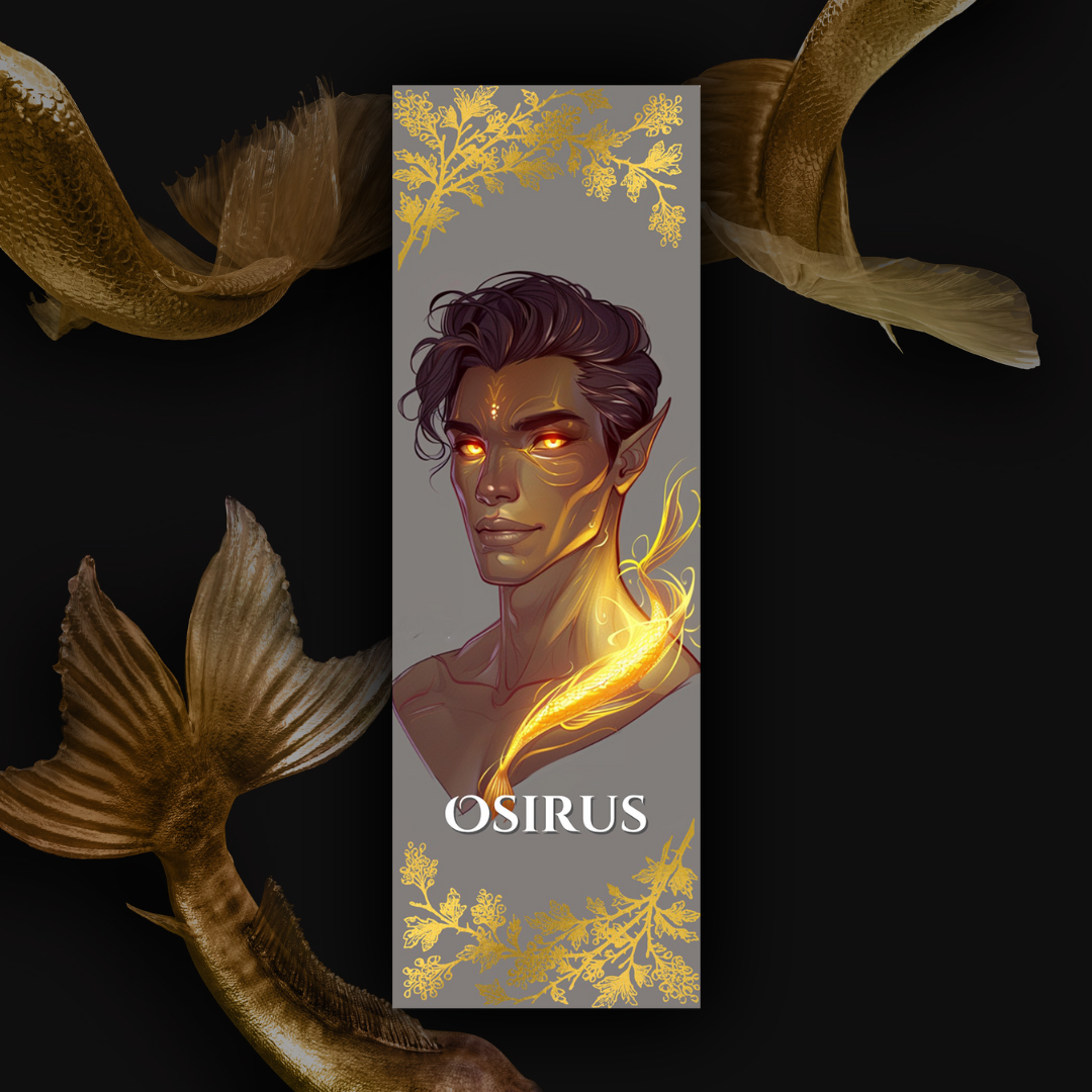 Full Set Golden Mer Character Bookmarks - A Clash Of Tides
