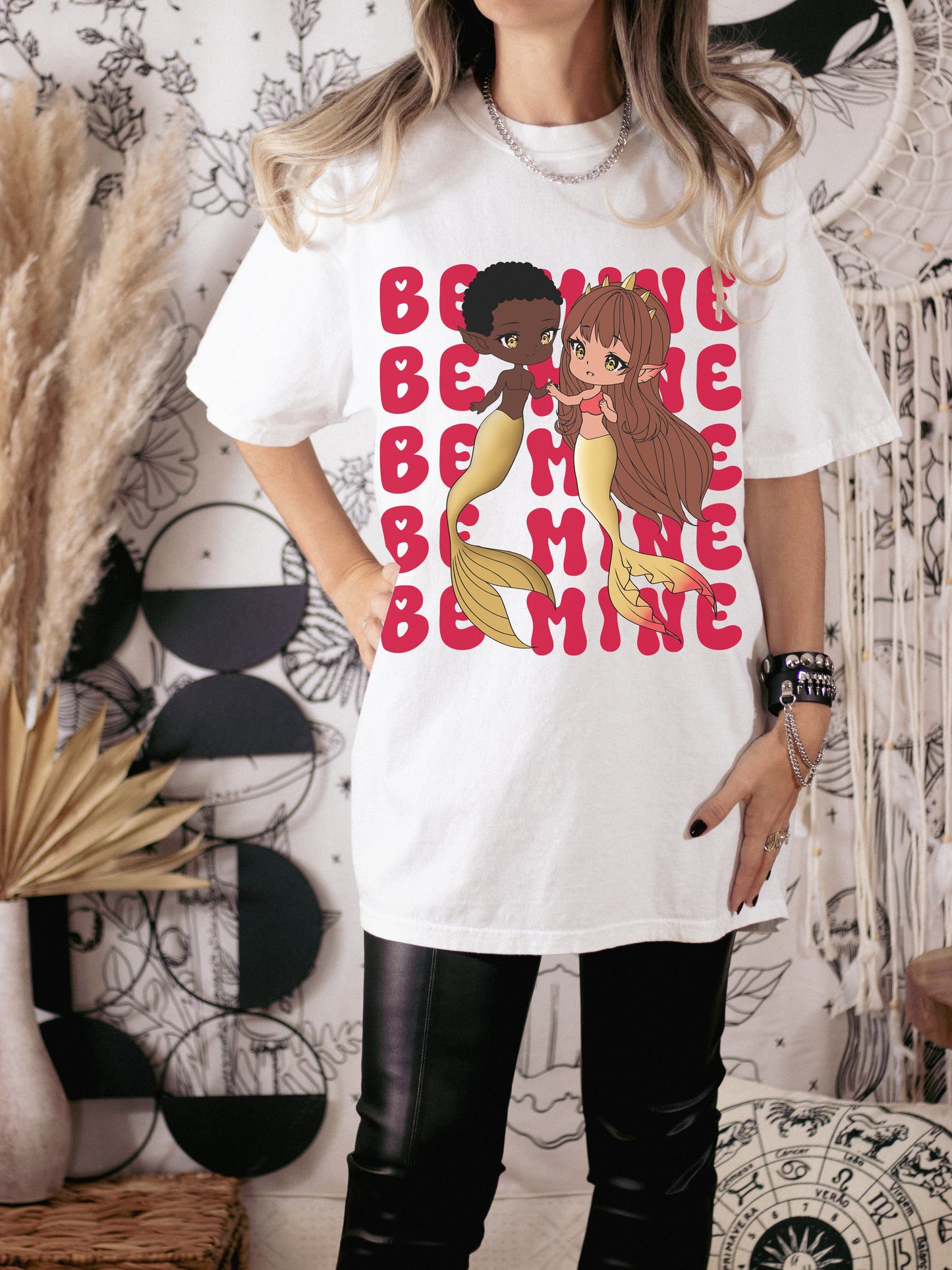 Be Mine - A Clash Of Tides, Brina and Osirus Valentines Day Shirt - Unisex T-Shirt