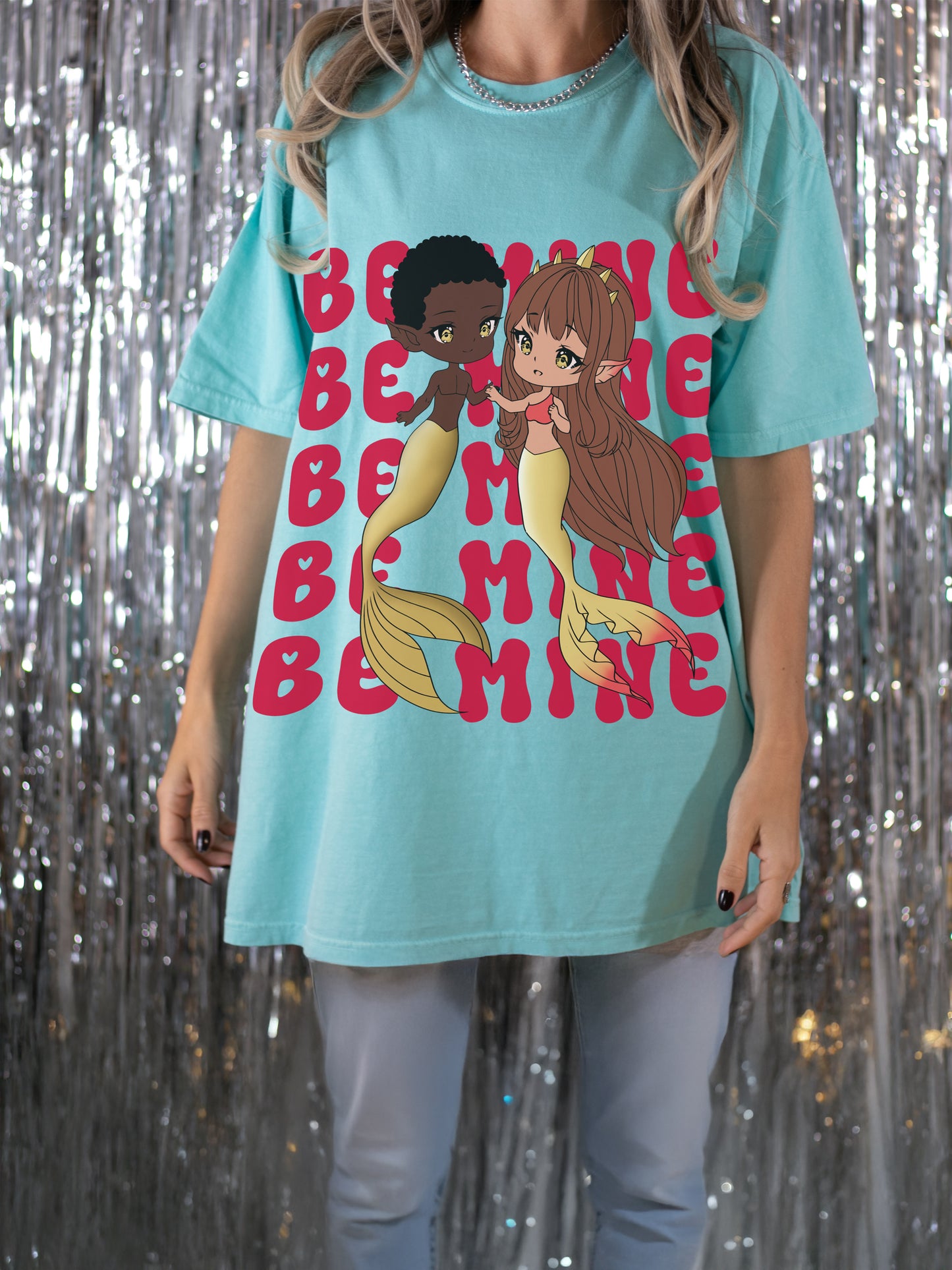 Be Mine - A Clash Of Tides, Brina and Osirus Valentines Day Shirt - Unisex T-Shirt